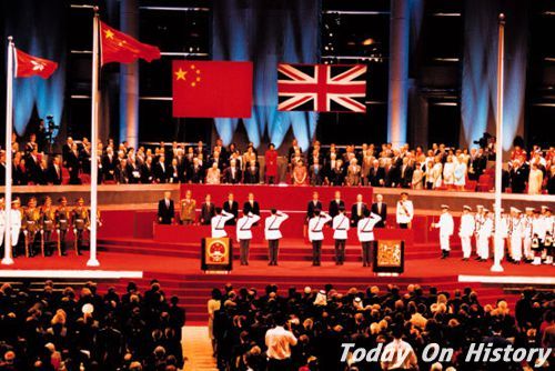 20年前香港回归祖国怀抱